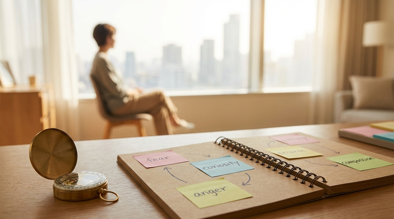 Identitätskompass: Wie Kompassarbeit innere Konflikte in Klarheit verwandelt